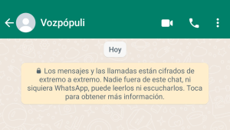 Cifrado en WhatsApp